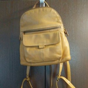 Fossil brand leather backpack